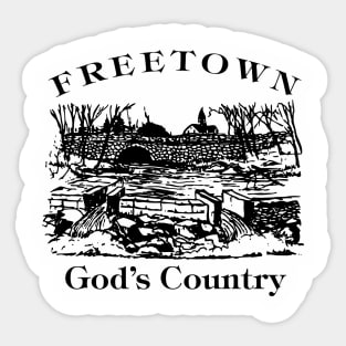 Baseball T – Freetown God's Country Sticker